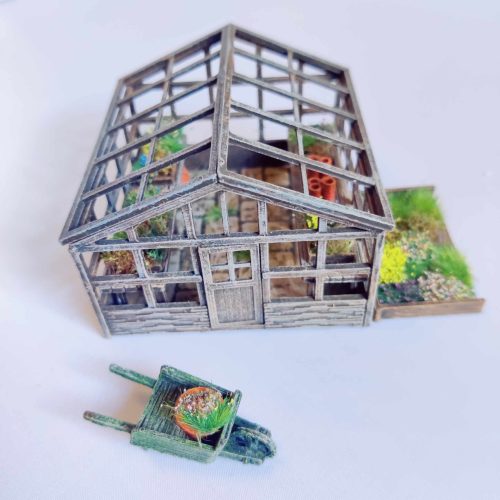 Resin 3D Printed Sci-Fi Miniatures Wargaming Tabletop RPG Terrain Scenery D&D Dungeon Greenhouse