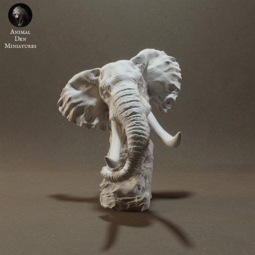 720x720 Elephant Bust 1